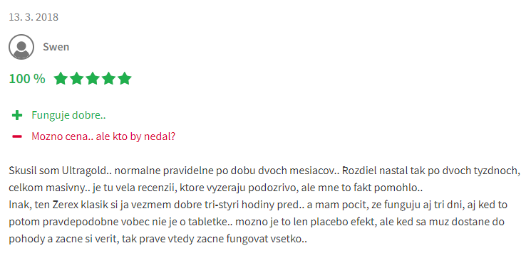 Recenzia a skúsenosti so Zerexom na heureke